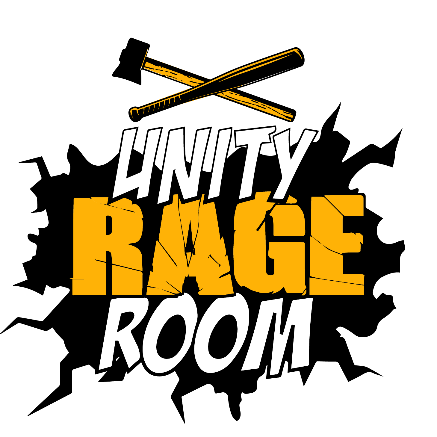 unity rage room logo